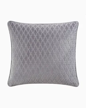 Southern Tide Carolina Falls Square Gray Decorative Pillow