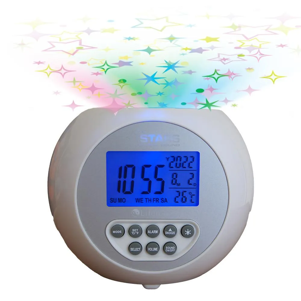 Star Projection Clock with Nature Sounds