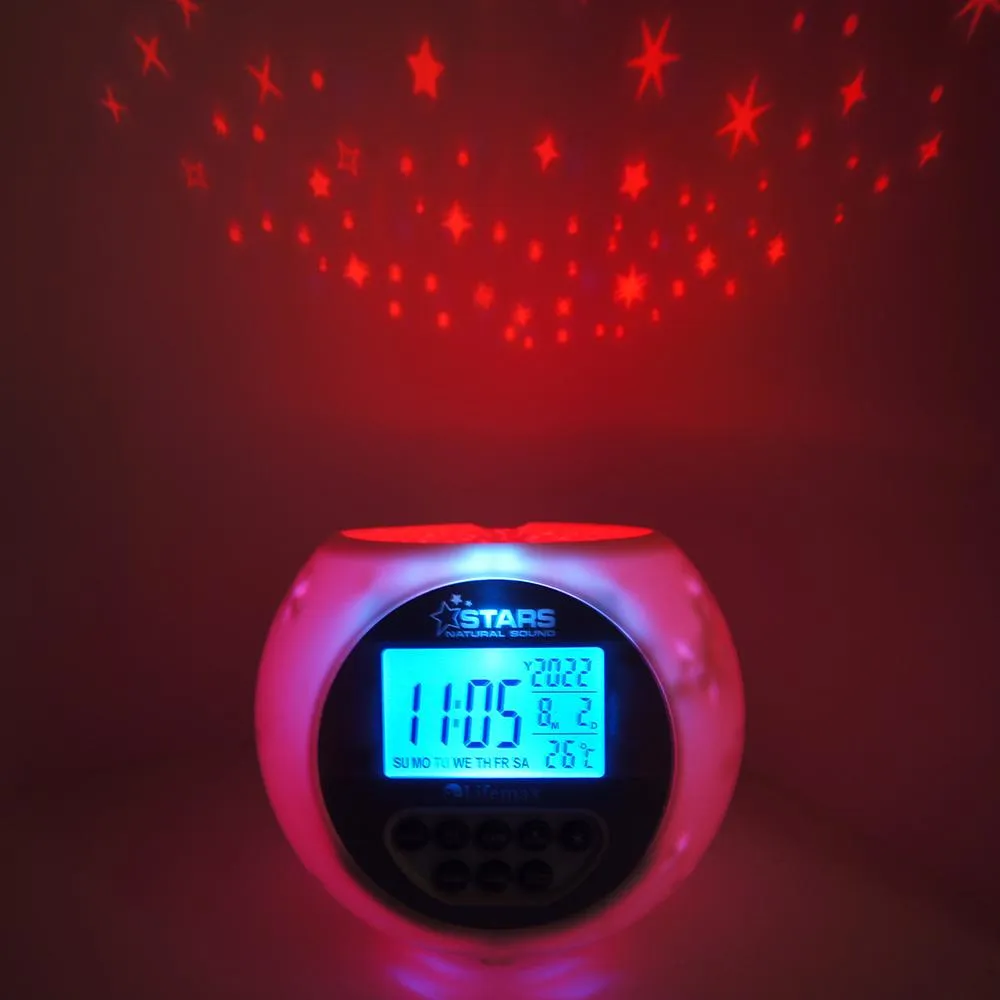 Star Projection Clock with Nature Sounds