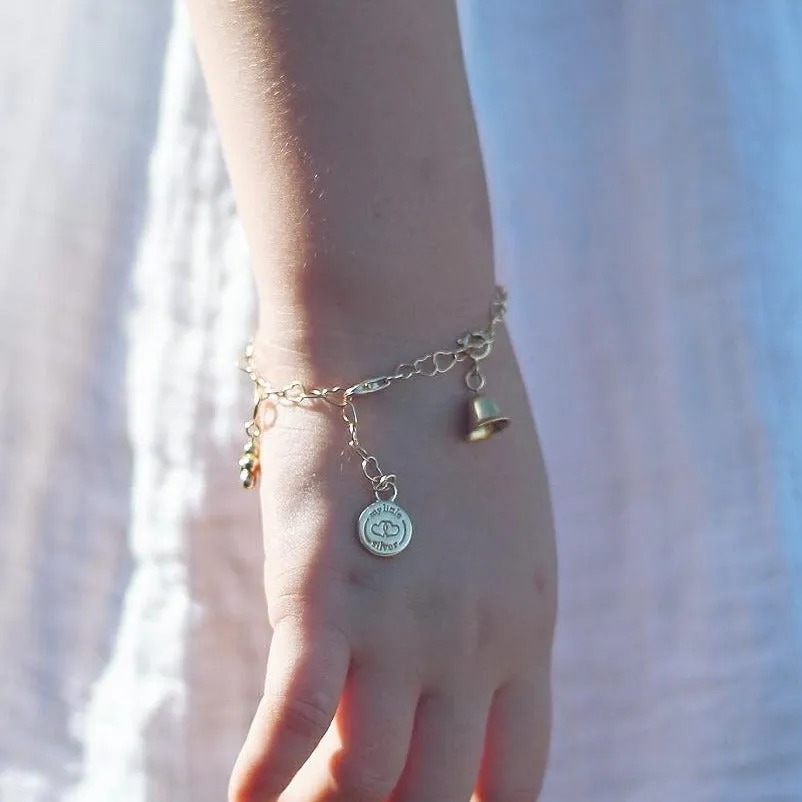 Twinkle Bell Charm - Yellow Gold