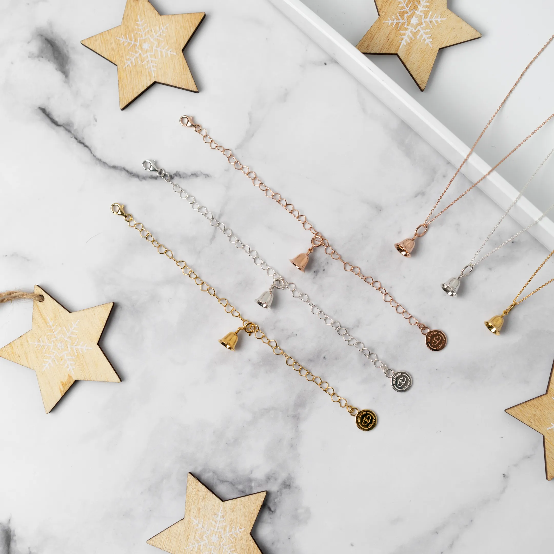 Twinkle Bell Charm - Yellow Gold