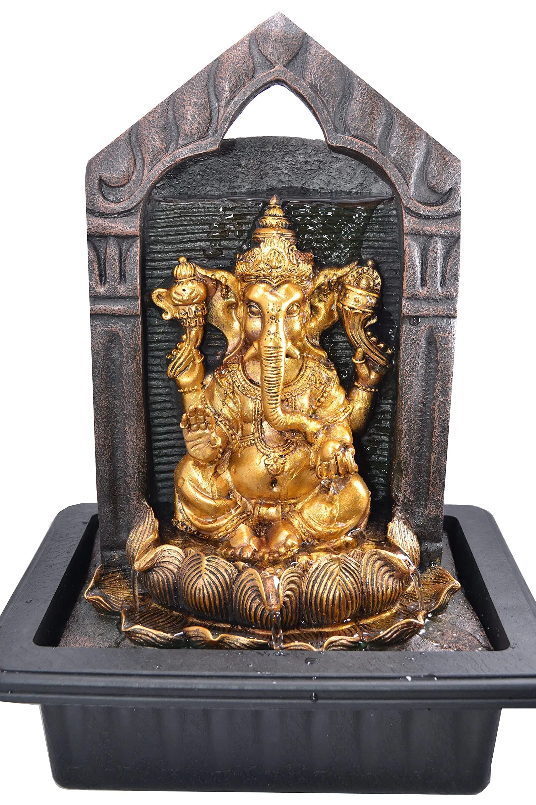 WELTIME Indoor Water Fountain 42x30x23 cm Big Size Best for Home & Office Decor